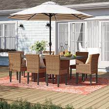 6-Person Dining Set with Cushions