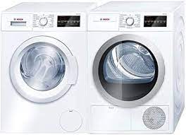 Bosch White Front Load Laundry Pair with Washer and Dryer