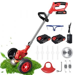 Cordless Weed Eater Grass Trimmer Battery Powered 21V 2000mAh