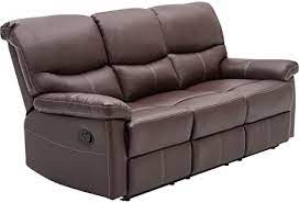 FDW Recliner Leather Sofa