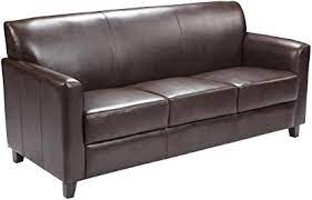 Flash Furniture HERCULES Diplomat Series Brown Leather Sofa