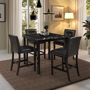 LZ Leisure Zone 5-Piece Dining Table Set