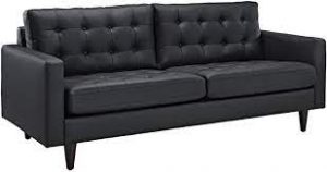 Modway Empress Mid-Century Leather Sofa