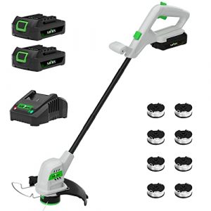 SOYUS Cordless String Trimmer 10 Inch Weed Wacker Cordless 20v Electric Weed Eater