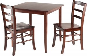 Winsome Groveland Square Dining Table with 2 Chairs
