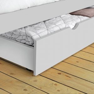 Aspley Single Under Bed Drawer - White