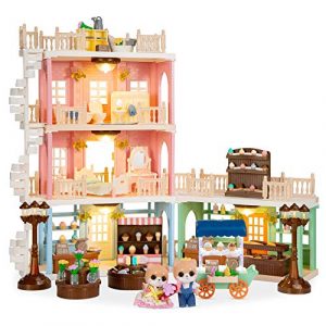 Best Customizable: Best Choice Products Deluxe Cottage Dollhouse