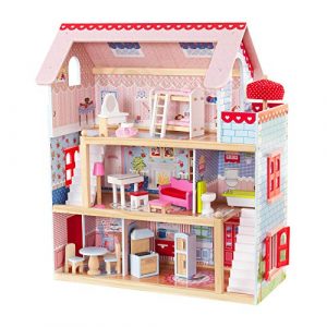 Best Interactive Experience: KidKraft Chelsea Wooden Doll Cottage