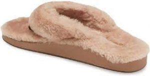 Best Shearling: Olukai Kipea Heu Genuine Shearling Slide Sandal