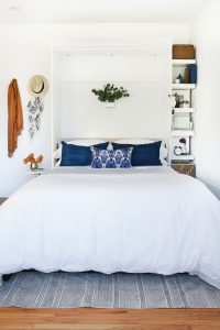 DIY Murphy Bed With Mod Shelves