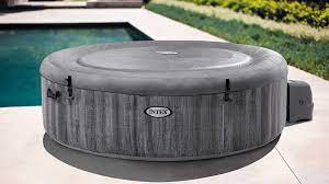 Intex PureSpa Greywood Deluxe: Best inflatable hot tub for five to six people