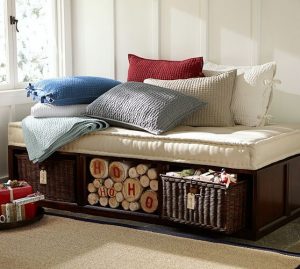 Pottery Barn Stratton Storage Daybed with Baskets