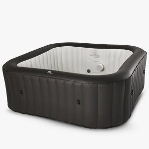 Quick-Heating Square Inflatable Hot Tub with Filter Pack