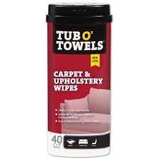  Tub O' Towels Carpet and Upholstery Cleaning Wipes